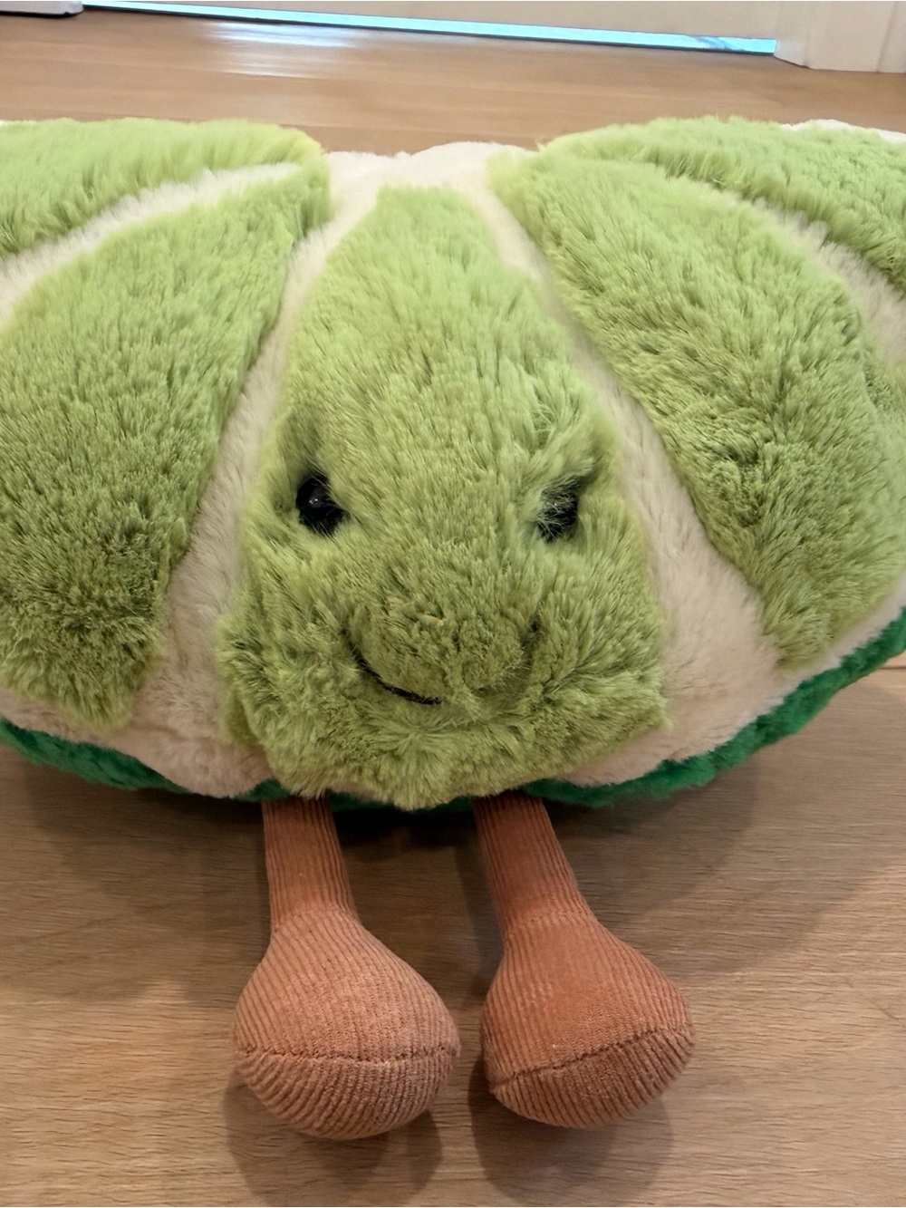 Jellycat Amusable Slice of Lime Toy with Brown Feet